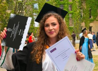 Sara nga Struga magjistroi në Universitetin e njohur në Angli si studente më e mirë!