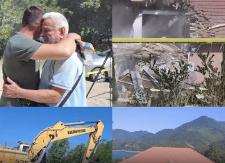 Rrënohet hoteli “Jezero” i serbëve që uzurpuan pronën në zonën e Ujmanit (VIDEO)