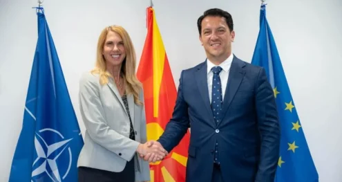 Info Shqip: Sali takohet me Nicole Varnes, rikonfirmohet partneriteti strategjik me SHBA-në