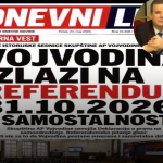 Info Shqip: Maliqi: Me 31 tetor, Referendum për shkëputjen e Vojvodinës nga Serbia