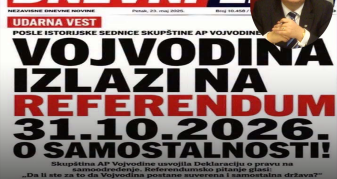 Info Shqip: Maliqi: Me 31 tetor, Referendum për shkëputjen e Vojvodinës nga Serbia