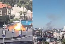 Publikohen pamjet nga shpërthimi pranë hotelit ku po qëndron Macron në Damask (VIDEO)