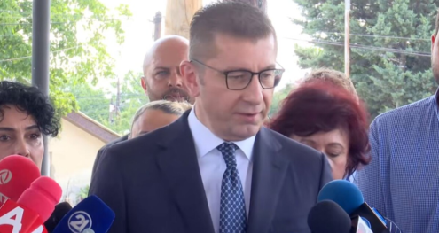 Info Shqip: Mickoski: Kam marrë propozimet e VLEN-it dhe ZNAM-it për ministrat e rinj