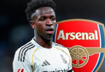 Plas te Real Madridi, Vinicius refuzon rinovimin – Arsenali gati ofertën 140 milionëshe