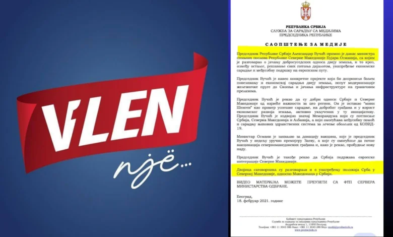 VLEN godet propagandën e BDI-së: Dokumenti që rrëzon "botën serbe"
