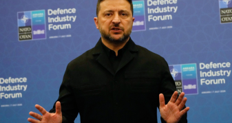Info Shqip: Zelensky: Rusia na sulmoi këtë javë me 1900 dronë, 1600 bomba dhe 144 raketa