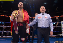 Boksieri shqiptar nuk përmbahet, fiton me nokaut dhe mbron titullin WBO (VIDEO)