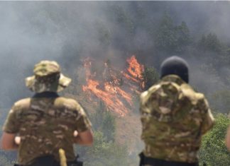 Heroi i ri i Maqedonisë: Traktoristi parandalon përhapjen e zjarrit duke lëruar mes flakëve