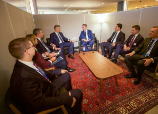 Bekim Sali në Nju Jork takohet me kryeministrin kroat Plenković