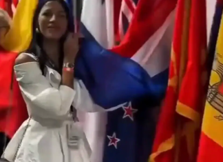 Puthje e gabuar? Ambasadorja serbe ngatërron flamurin holandez me flamurin serb