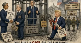Info Shqip: Haga burgosi presidentin themelues të Kosovës. Trump mund ta trajtojë këtë gjykatë njësoj siç trajtoi GJNP-në