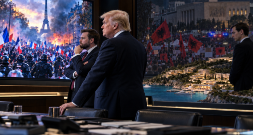 Info Shqip: Pse Trump merret me protestat në Francë, por hesht për ato në Shqipëri?