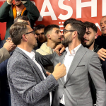 Jakup Huseini shkon në shtabin e AKI dhe i shtrin dorën e fitores Arkin Jahijit