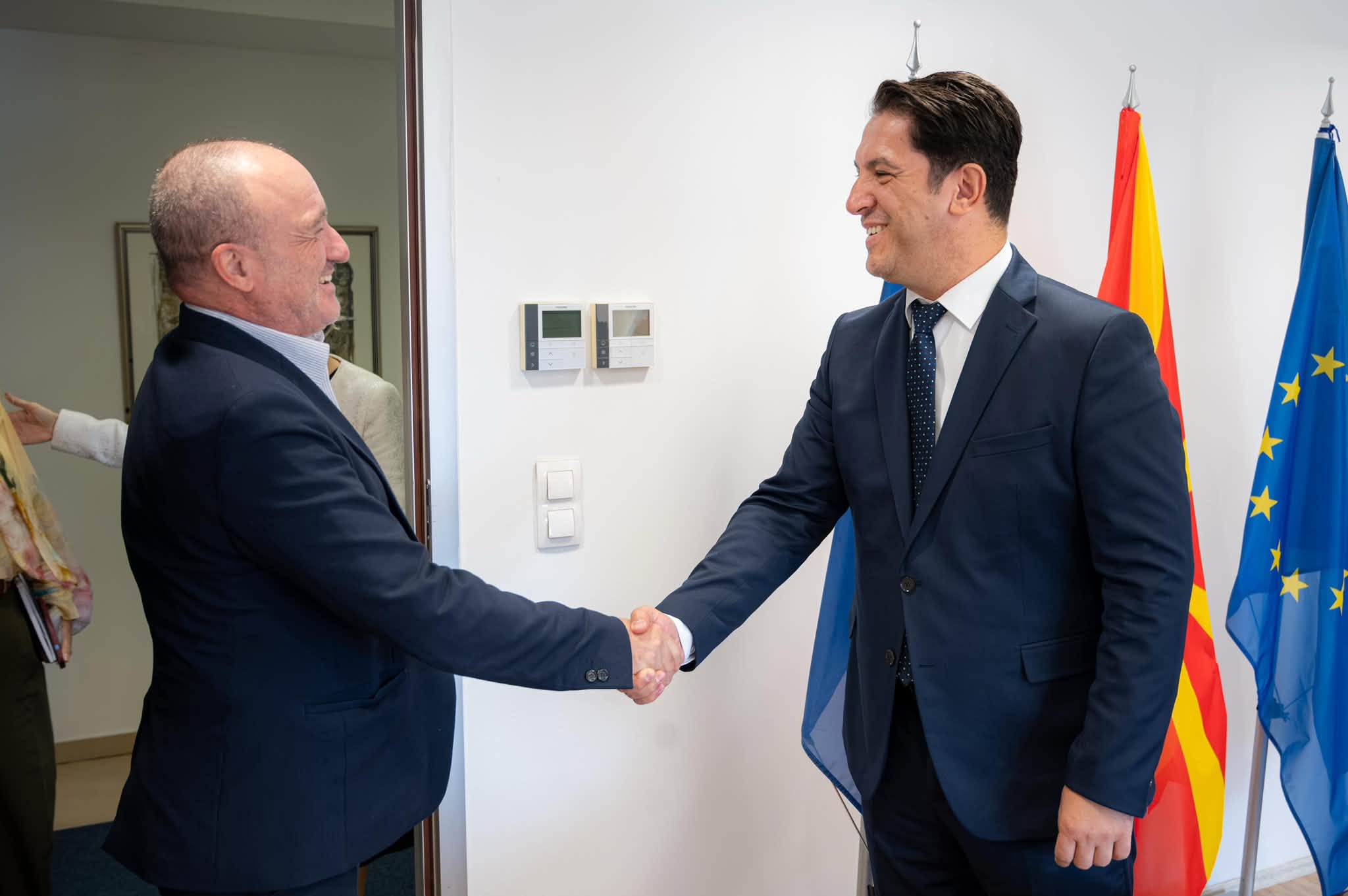 Bekim Sali në takim me Stefano Elleron: Në fokus agjenda e reformave dhe fondet IPA