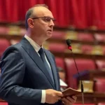 Info Shqip: Kryeparlamentari i Maqedonisë së Veriut në Romë: Institucione të forta për zbatimin e rregullave ndërkombëtare